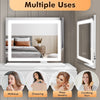 Hollywood Large Makeup Mirror 58*46cm Vanity Mirror Dimmable LED 3 Color Light