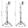 Tripod Floor Stand Gooseneck Holder For Phone iPad Tablet 4.7-12.9 Inch