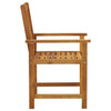 Garden Chairs 8 pcs Solid Acacia Wood vidaXL