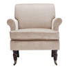 Occasional Velvet Fireside Armchair Single Sofa Padded Seat Tub Accent Chairs UK