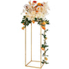Gold Geometric Flower Stand 40/60/80/100cm Metal Rack Decor Wedding Centerpiece