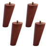 Set of 4 Oak Wood Furniture Legs Feet 10° Angled Oblique Tapered Stand Hoolder