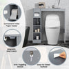 Over The Toilet Storage Cabinet Multifunctional Storage Rack w/Adjustable Shelve