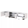 Modern TV Unit Cabinet TV Stand with Storage For Living Room High Gloss White