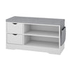 Shoe Storage Bench Cabinets Shoes Rack with Drawer,Cushion,Shelf Hallway Organis