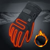 4000mAh Electric USB Heated Gloves Rechargeable Touch Screen Men Motorcycle Gear
