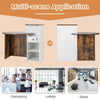 Reception Desk Front Counter Desk 120 x 70 x 100 CM-Coffee