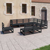 Tidyard 9 Piece Wooden Garden Sofas Set Pallet Furnitures Set Patio Corner J6D2