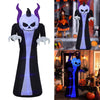 10ft Halloween Inflatable Outdoor Decorations Pumpkin Ghost LED Lights Yard Deco