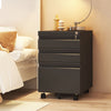 Lockable Office Home Filing Cabinet Cupboard on Castors Chest Drawers Storage