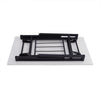 Folding Computer Desk with Storage Shelf Foldable Study Table Laptop Home Office