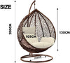 Garden Swing Egg Chair Indoor Outdoor Hanging Chair Hammock for Patio Balcony