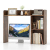 3-Tier Desk Bookshelf Wooden Home Display Shelf Multipurpose Storage Organizer