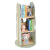 360° Display Corner Book Shelf Kids Rotating Bookshelf-Green