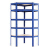Garage Racking 5 Tier Shelving Units Boltless Heavy Duty Corner Shelf Adjustable