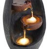 Garden Fountain Water Feature LED Indoor Outdoor Statue with Lights Garden Decor