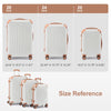 3Set Hard Shell ABS Cabin Suitcases Luggages Travel Trolley Case 20/24/28inch