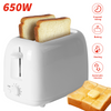 2 Slice Bread Toaster 6 Levels Timing Control Crumb Tray 650W Extra Wide NEW UK