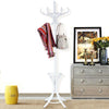 Wooden Coat Rack Hat Hanger Free Standing Hallstand Umbrella Stand with 12 Hooks