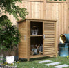 Garden Shed Wood Effect Tool Storage Sliding Door Wood Grain