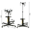1100lbs Transmission Jacks Hydraulic Transmission Jack 2 Stage W/ Wheels for Car