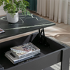 Wooden Coffee Table With Storage Lift Top Up Drawer Shelf Living Room Furniture