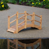 Woodside Wooden Decorative Garden Bridge Ornament for Ponds/Streams/Borders 1.2m