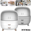XLarge Cosmetic Skincare Organiser Tabletop Make-Up Storage Case 2 Drawers Box