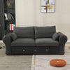 Luxury 2, 3 Seater Linen Fabric Couch Sofa Corner Chaise Settee Living Room Set