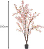 5ft Artificial Cherry Blossom Tree Potted Outdoor Garden Decor Home Pink Large