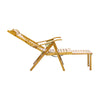 Folding Bamboo Sun Lounge Patio Pool Lounger Garden Deck Chair Sunbed Recliner