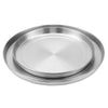 SET OF 4 SILVER STAINLESS STEEL METAL ELECTRIC COOKER HOB RING COVER COVERS LID