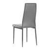 2/4/6pcs Soft Dining Room Chairs Set Faux Leather Padded Seat Kitchen Furniture