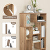 120cm Tall Bookshelf Modern Geometric Bookcase Book Storage Organizer Shelf