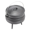 Potjie Pot Outdoor Camping Fire Cooking Dutch Oven Cast Iron Cooker W/ Handle 8L