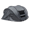 3-4 Man Waterproof Pop up Camping Tent Hiking Outdoor Tent 2 window 2 door floor