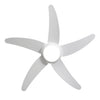 3/4/5 Blades Ceiling Fan & LED Lights Reversible Motor 52" Cooling Fan Lighting