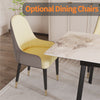 Stunning Extendable Dining Table Kitchen Dinner 8-12 Seater Marble Kitchen Room