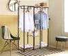 Heavy Duty Wardrobe Clothes Rack Hanging Garment Display Stand Storage Shelves