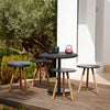 Black Metal Breakfast Bar Worktop Support Stand Dining Table Leg Stake Pedestal