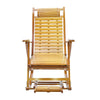 Bamboo Foldable Sun Lounger Garden Chair Patio Recliner Outdoor Deck Footrest