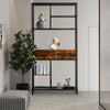 Tall Industrial Storage Shelf Bookcase Bookshelves FloorStanding Display Rack UK