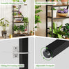 Industrial 5-Tier Plant Stand S Shape Raised Floor Shelf Bookshelf Storage Rack