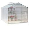 Walk In Greenhouse Garden House Transparent Aluminum Hothouse with Sliding Door