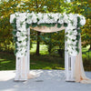 100cm Artificial Wedding Flower Row Top Table Backdrop Arch Arrangement Decor