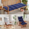 High Back Seat Outdoor Indoor Chair Pad Cushion Garden Patio Furniture Pillow