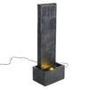 Rustic Electric Garden Water Feature Statue W/Led Light Outdoor Water Fountain