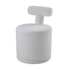 Teddy Fleece Dressing Table Stool Makeup Bench Chair SoftPlush Padded Piano Seat