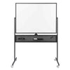 Magnetic White Board Large Standing White Board 120 x 90 CM Office-Black