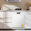 COMFEE' Freestanding Dishwasher with 12 place settings Half Load Function White